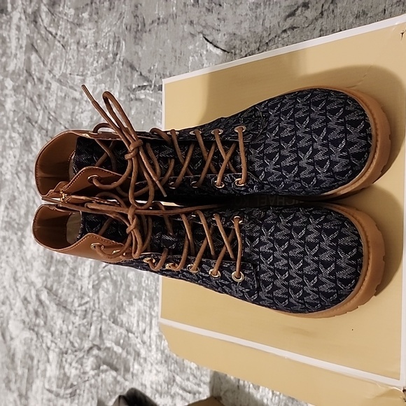 Michael kors denim embroidered boots - Picture 5 of 8